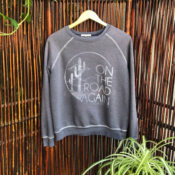 Willie Nelson Cactus Sweatshirt - Picture 1 of 12